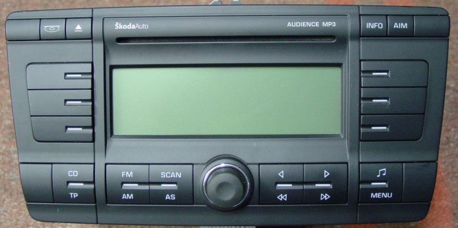 Autoradio 1 DIN Skoda Fabia Roomster Avec CD USB Mp3 Bluetooth Skoda