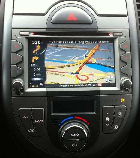 Autoradio GPS DVD Kia Soul écran tactile 7 Kia Soul HighTech Privee