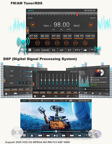 Autoradio Android Autoradio Menu Principal
