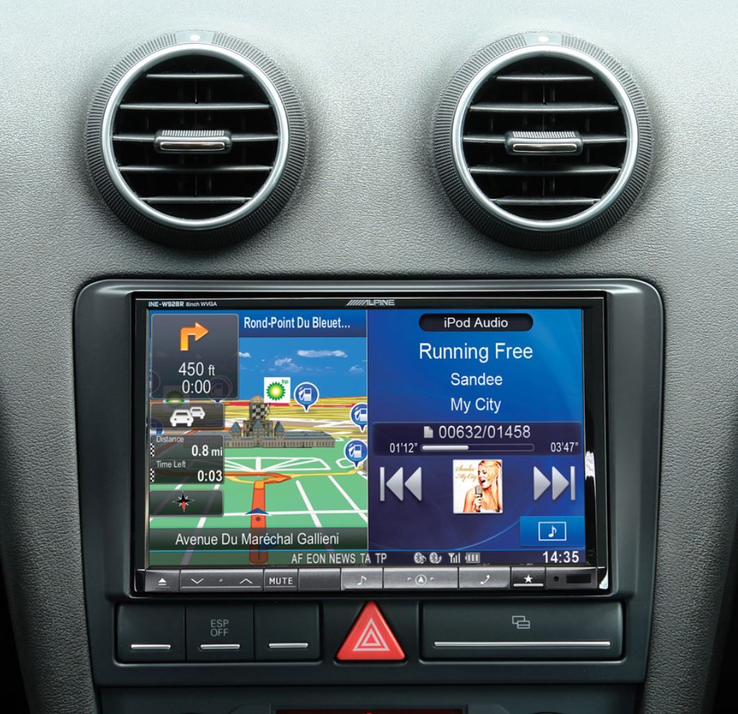 Alpine - INE-W710A3 Station multimédia navigation de 7” pour Audi