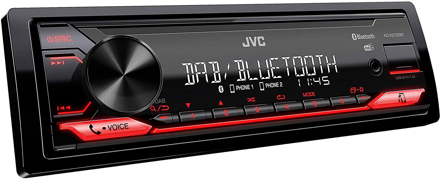 Autoradio bluetooth 1 DIN avec écran couleur CAS-3445.BT