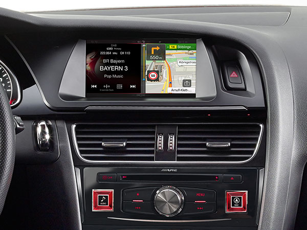 Autoradio Alpine Style X701DA5, GPS écran tactile Audi A5