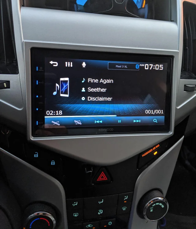 Installation autoradio 2 DIN Chevrolet Cruze