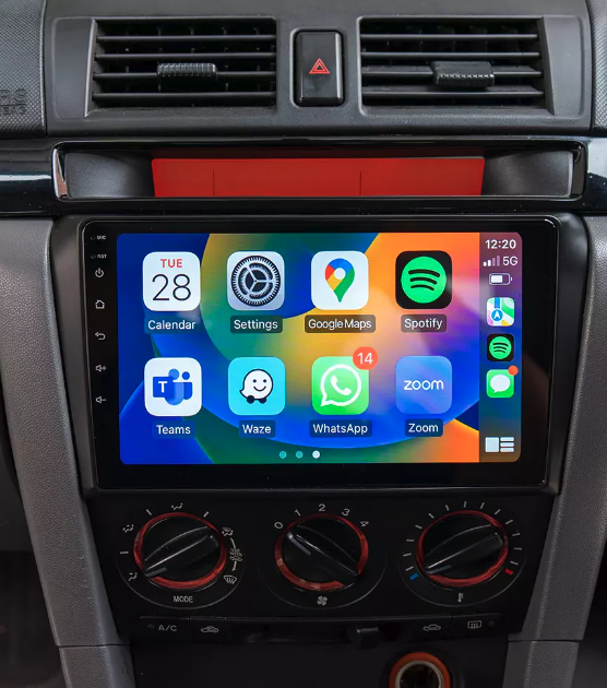 Installation autoradio 2 DIN Mazda