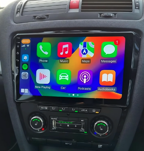 Installation autoradio 2 DIN Skoda