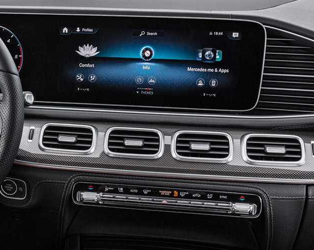 Boîtier Apple Carplay & Android Auto sans fil pour Mercedes GLE et GLS à  partir de 2019