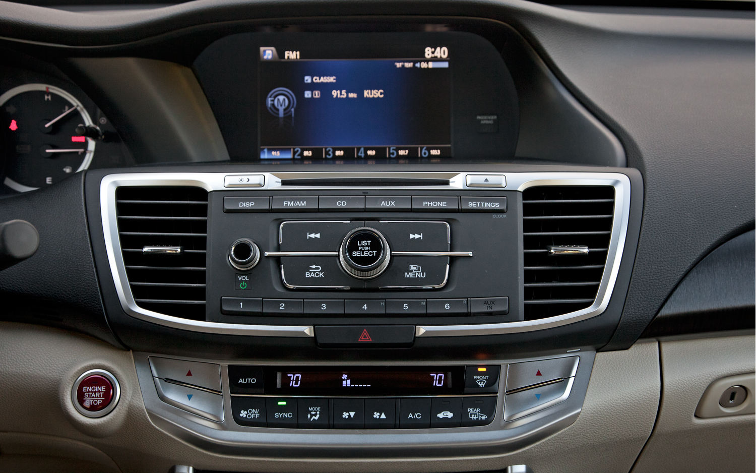 Honda Accord 9 From 2013 Car Radio Touchscreen Dvd Gps Usb