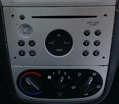 Panneau d'autoradio pour Opel Combo, kit de tableau de bord, installation  GPS Facia, lunette de console, plaque d'adaptation, garniture de couvercle