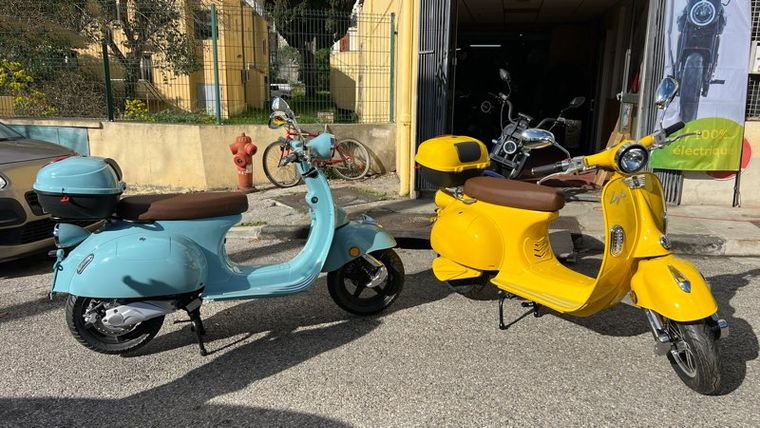 Scooter électrique LYCKE Retro90 125cc vintage